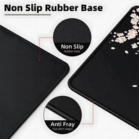 Tapis de protection de bureau grande taille, anti-éclaboussures, base en caoutchouc antidérapante, tapis de souris étendu, prix de gros usine