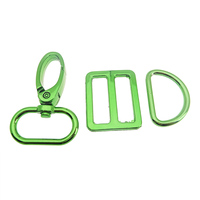 Grosir Tas Dasar Bagus Membuat Perangkat Keras Logam Putar Snap Hook D Ring Slider untuk Dompet