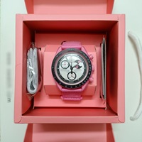 Montre à quartz OMEI co-marquée pour le commerce extérieur transfrontalier, étanche 10m, avec tachymètre, chronographe, boîtier en céramique et bracelet en plastique