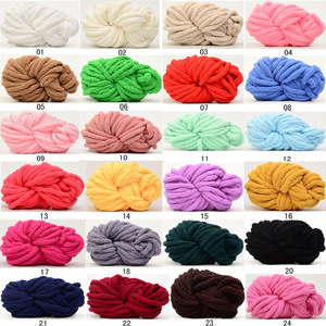 Lavabile morbido ciniglia grande filato fai da te braccio per maglieria filato Jumbo Super grosso per coperta - Product Image 6