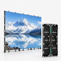 Écran LED intérieur/extérieur, location de cabine d'affichage LED, panneaux LED P3.91, mur vidéo, scène