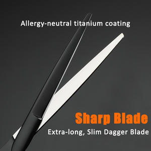 Tijeras profesionales de corte de pelo de acero inoxidable, hoja afilada, peluquería recta, tijeras de peluquero, herramientas de extensión de cabello - Product Image 6