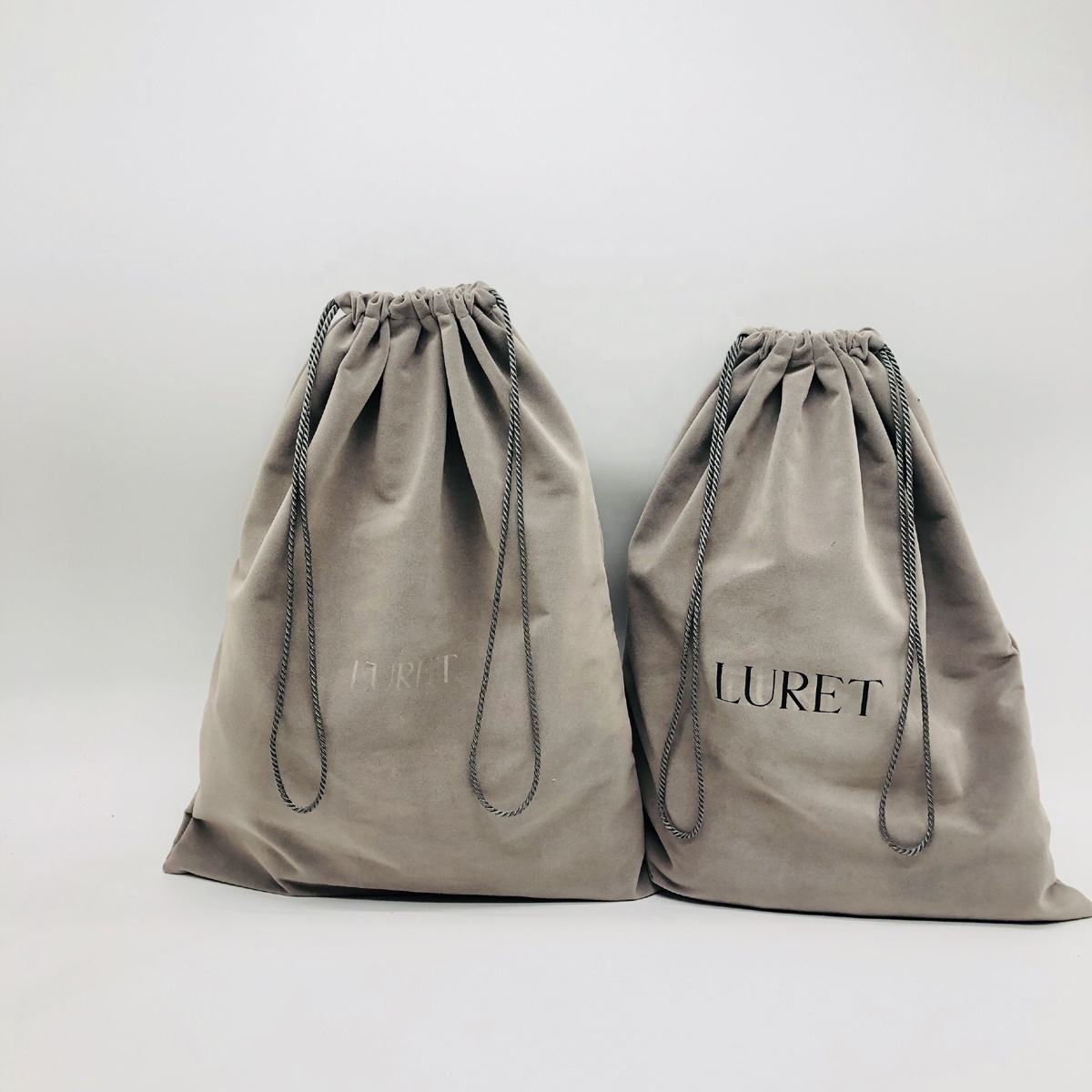 Drawstring Pouch Personalized Velvet Bags Size 4x4 Inches Jewelry