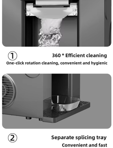 Máquina de Hielo en Escamas Pequeña para Uso Doméstico, Máquina de Hacer Copos de Nieve de Sobremesa, Estilo Coreano, 60 kg/h - Product Image 3