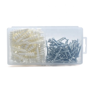 Анкер для гипсокартона ELEHK 13x40 мм, саморезный, нейлоновый, 14*42, для крепления в полостях и гипсокартоне - Product Image 2