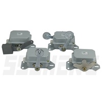 KU-704M U 2.10A, IP44, IP54, Levier en forme de W, Verrouillage à chaque position, Interrupteurs de fin de course