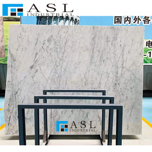 Marbre Bianco Carrara <span class=keywords><strong>Bianca</strong></span> Avion, Marbre Blanc Italien Calacatta Gris Veineux, Dalles de Pierre Naturelle, Grandes Dalles - Product Image 6