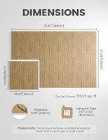 Panneaux acoustiques en PET à texture bois NRC 0.9 ignifuges – Commande en gros pour bureaux, halls d'immeubles, hôtels, appartements et salles de conférence