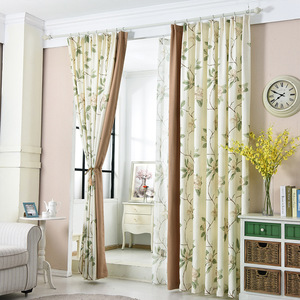 Tenda in stile americano soggiorno Cortinas <span class=keywords><strong>Para</strong></span> Sala tenda a fiori tenda stampata per Hotel - Product Image 5