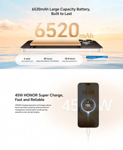 Version Globale <span class=keywords><strong>Honor</strong></span> 600 Lite 6.6'' 120Hz Amoled Dimensity 7100 Elite Appareil Photo 108MP Batterie 6520mAh Téléphone Mobile 5G Pas Cher - Product Image 6