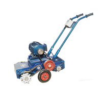 Machine de décapage de poussière et de scories pour la scarification des pavés en béton des aéroports avec moteur électrique/essence 4 kW