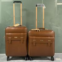 Valise de voyage d'affaires en similicuir 20/22/24 pouces avec serrure TSA, bagage à roulettes, grande capacité, valise portable