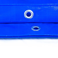 Bâche imperméable en polyéthylène bleu Orange/bâche PE feuille de tissu/rouleau pour couverture de camion et bateau