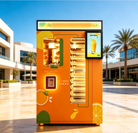 Distributeur automatique de jus d'orange de marque personnalisée, entièrement automatique, NAYAX, paiement sans argent liquide, transparent, 24h/24, sans personnel, pour les entreprises