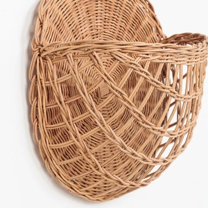 Pots de plantes d'intérieur en rotin du Vietnam, Pots de plantes d'intérieur écologiques, Pot de balcon suspendu au mur en solde - Product Image 2