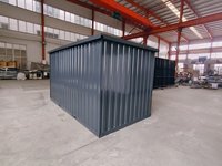 Conteneur de stockage multi-tailles de 8 à 20 pieds pour atelier, cour, construction et stockage agricole