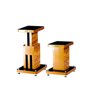 Support de haut-parleur HIFI DY-10, amortisseur de chocs audio, support de sol, support de son <span class=keywords><strong>surround</strong></span>, support de moniteur, support de bibliothèque, support de boîte, réglage rétractable - Product Image 5