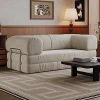 Unisofa Tanzuo, Muebles de Lujo, Sofá Seccional Reclinable para Sala de Estar, Sofá Cama Plegable Moderno de Tela