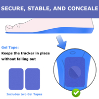 Semelles GPS personnalisées AirTag anti-perte, coussinets de sac dissimulés, suivi de positionnement sécurisé, compatible Find My iOS