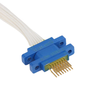 Connecteur Micro D Sub personnalisé série J30, montage sur circuit imprimé, double port, mâle/femelle, droit/angle droit