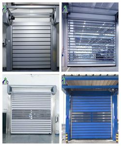 Portes Industrielles à Spirale Haute Vitesse, Portes Sectionnelles Pliantes, Portes à Volets Roulants Motorisées pour <span class=keywords><strong>Hangar</strong></span> - Vente en Gros Usine - Product Image 3