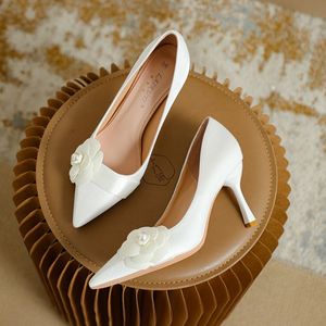 Produits de dropshipping : Mules à talons hauts pour femmes, design floral, mode 2024 - Product Image 2