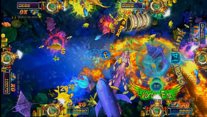 Vente chaude Console de <span class=keywords><strong>jeu</strong></span> à pièces poisson jeux Table Machine d'amusement armoire Dragon Slayers - Product Image 4