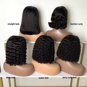 Peluca peruana recta de 30 pulgadas alineada con cutículas, vendedores mayoristas de cabello humano, peluca de máquina con flequillo - Product Image 6