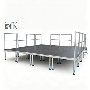 Easy Installation Portable Stage Simple Stage square Leg Podium Platform Concert Drum Riser Stage - Product Image 1