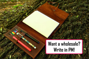 Portalápices A5 personalizado, planificador, diario, cubierta de cuero PU personalizada, banda elástica, suministros escolares, encuadernación de costura, tamaño A4 - Product Image 3