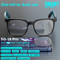 Lunettes Intelligentes SG-20 Pro – Audio 5.4, Anti-Lumière Bleue, Conduction Aérienne, Contrôle Tactile, Unisexe