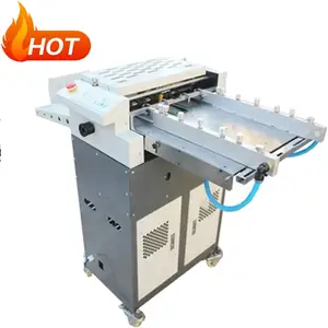 air suction feeding high speed a3 Perforating Scoring folding and automatic paper creasing machine