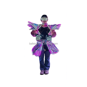 Jupe de danse <span class=keywords><strong>disco</strong></span> LED pour <span class=keywords><strong>femme</strong></span> Light up Bar Sparkle Jupes Jupe de danse de ballet pour Halloween Wear Party Nouveautés - Product Image 6