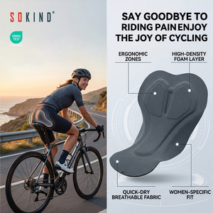 Cuissardes de cyclisme confortables pour femmes, idéales pour les longues séances de vélo, avec bretelles personnalisées et coussinets en mousse respirante - Product Image 6