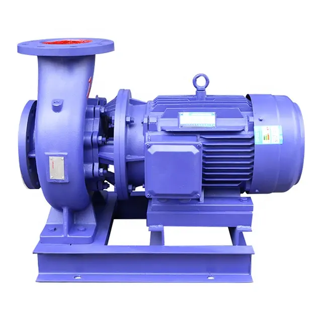 ISW horizontal single stage pipeline pump 7.5KW irrigation water pump diesel engine water pump