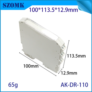 Conector de Energia Tbus de Alta Qualidade com Pés Metálicos Opcionais, Sistema de Conexão de Energia, Enclosure Plástico para Din Rail - Product Image 3