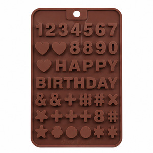Silicone <b>Cake</b> Mold Birthday Numbers Hearts Stars Baking Decorations DIY <b>Cake</b> <b>Decorating</b> <b>Supplies</b> - Product Image 5