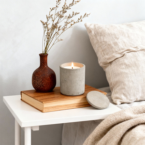 Vela Aromática em Jarro de Cimento Relaxlines Nordic Home para Contêineres Personalizados, Vela Aromática de Cera de Soja - Product Image 3