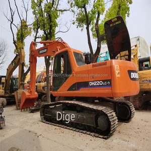 Used Doosan DH220 Hydraulic Excavator 2023 Model Original Engine with Gearbox Motor <b>Pump</b> 0.9m Bucket Capacity - Product Image 2