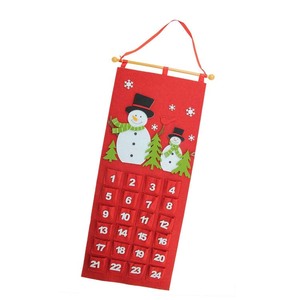 Nouvel Arbre de Noël en Feutre Polyester Fait Main pour Enfants, Ornement Suspendu Non Tissé pour Décorations de Porte de Noël - Product Image 4