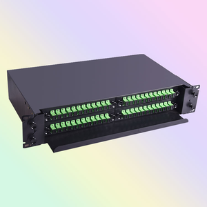 Caja de terminales de parcheo de 48 núcleos con adaptadores LC SC deslizantes y no deslizantes para FTTH - Product Image 6