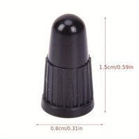 Adaptateur de valve Presta en laiton (lot de 5 + 10 capuchons) - Convertit Presta en Schrader pour tous types de vélos, vélos électriques et trottinettes électriques