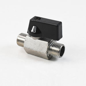 ذكر إلى ذكر اتجاه واحد G1/8 G1/4 G3/8 G1/2 النحاس رخيص صغير مزدوج ذكر لزيت الماء والغاز - Product Image 2