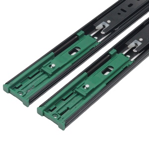 Phong Cách Mới Nhất Mạ Đen Softclosing Ngăn Kéo Trượt Telescopic Kênh - Product Image 3
