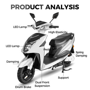 Trottinette électrique Mars avec pneus à vide de 10 pouces, freinage sur moyeu avant et arrière, type standard pour adultes - Product Image 6