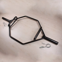 Barre hexagonale pour trap bar, barre pour shrugs, barre pour deadlifts, entraînement de force, barre hexagonale pour deadlifts et shrugs