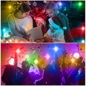 ไฟลูกปิงปอง LED เปลี่ยนสีได้6แพ็คพร้อมรีโมต - Product Image 6