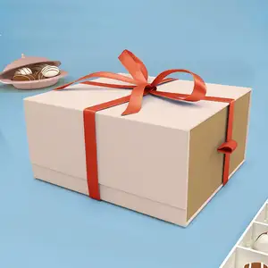 Confezione regalo 2024 per piccole imprese con nastro confezione regalo personalizzata scatola di cartone