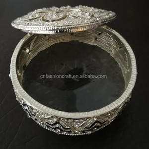 Đồ Trang Sức Tròn Trơn Thời Trang Thiết Kế Độc Đáo Tráng Men Kim Loại 2023 Hộp Đựng Đồ Trang Sức Đám Cưới - Product Image 4