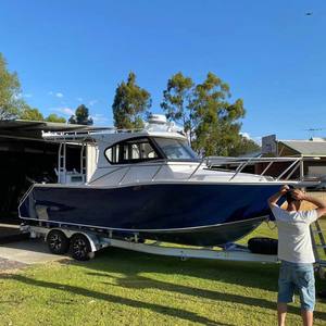 Gospel 25ft Moteur <span class=keywords><strong>hors</strong></span>-<span class=keywords><strong>bord</strong></span> Petit Yacht Sport Cabine Cruiser Bateaux en aluminium pour la pêche - Product Image 1